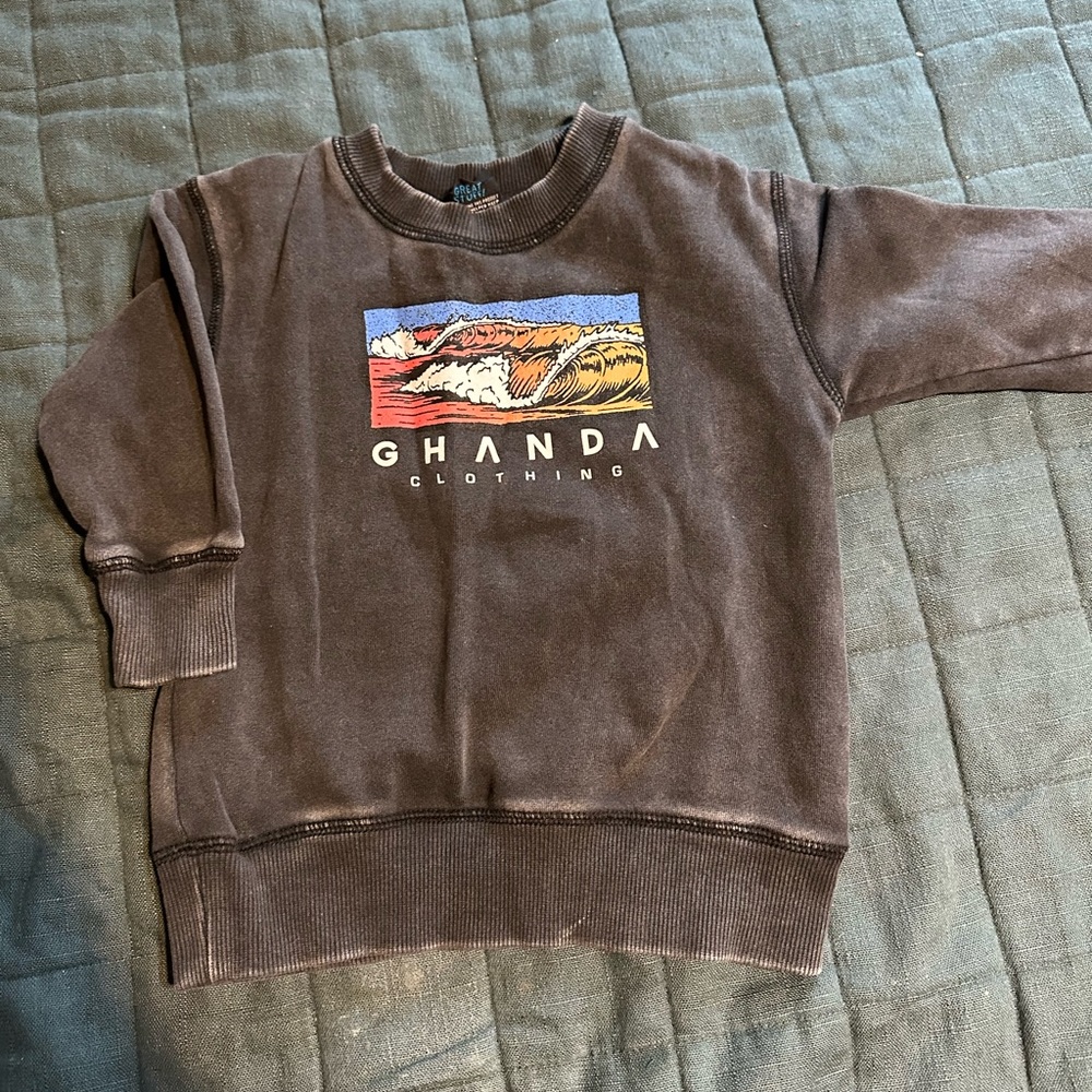 Little boys ghanda washed sweater